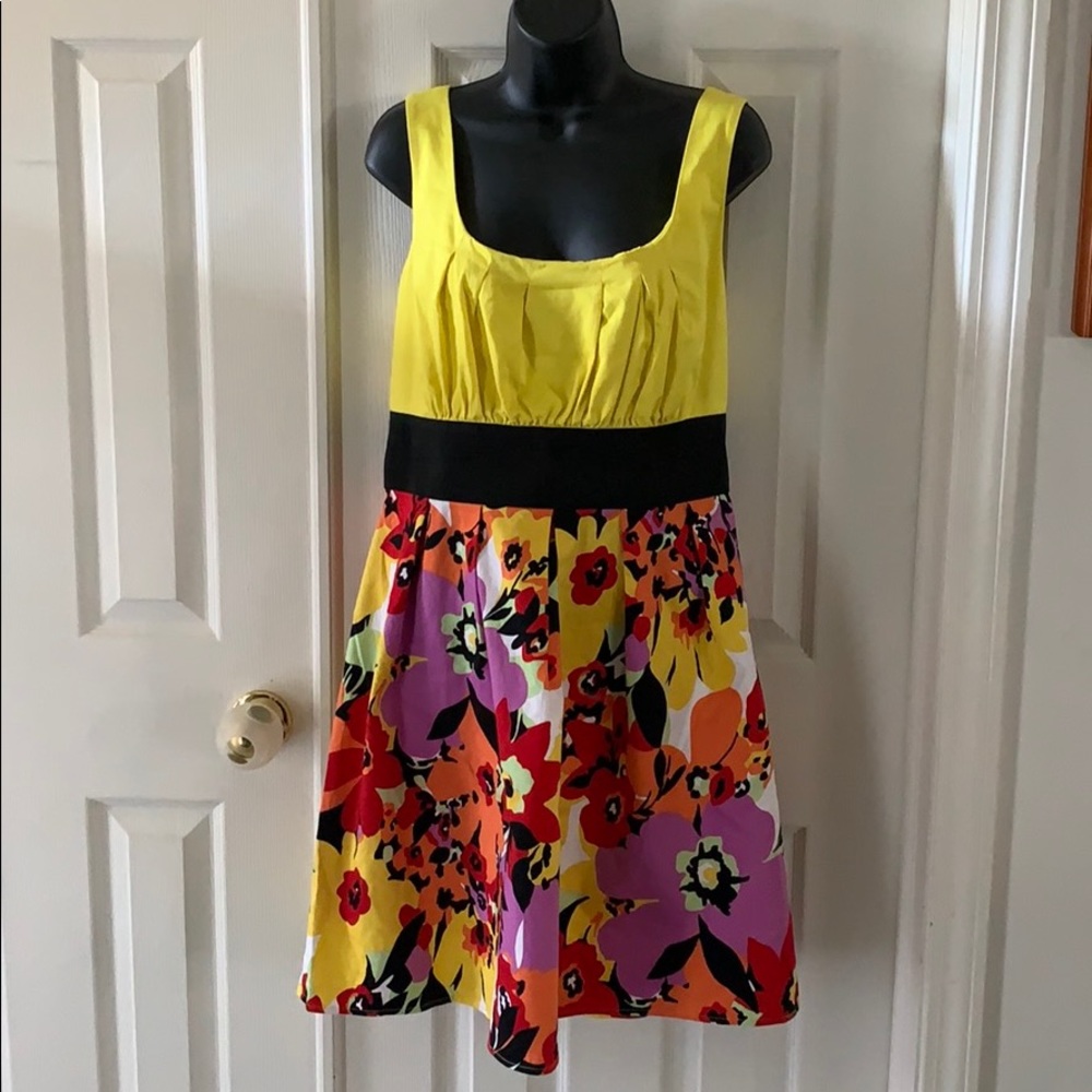 Spense dress, floral print, size 16.